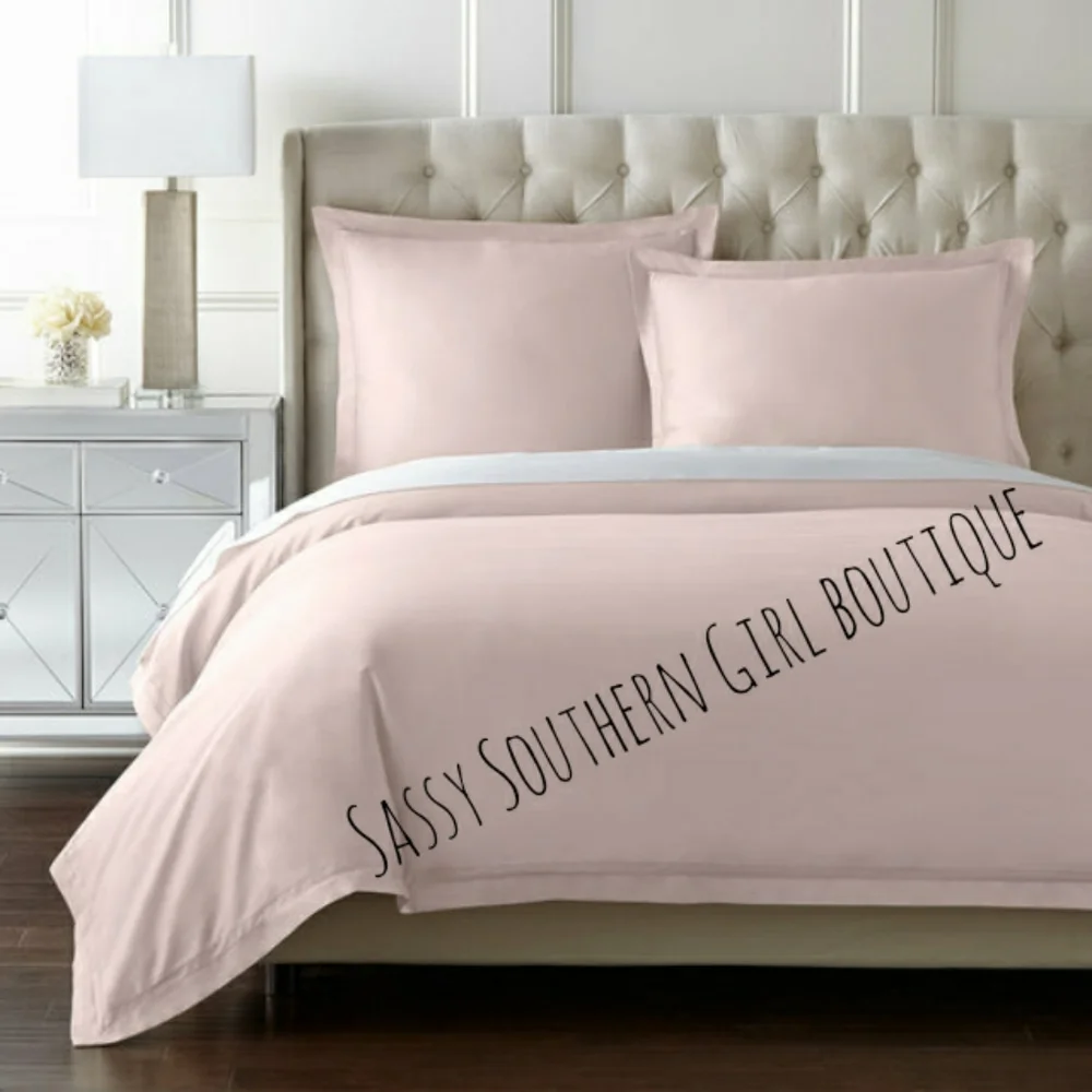 ⭐🆕 Blush pink GOT certified organic Duvet cover set